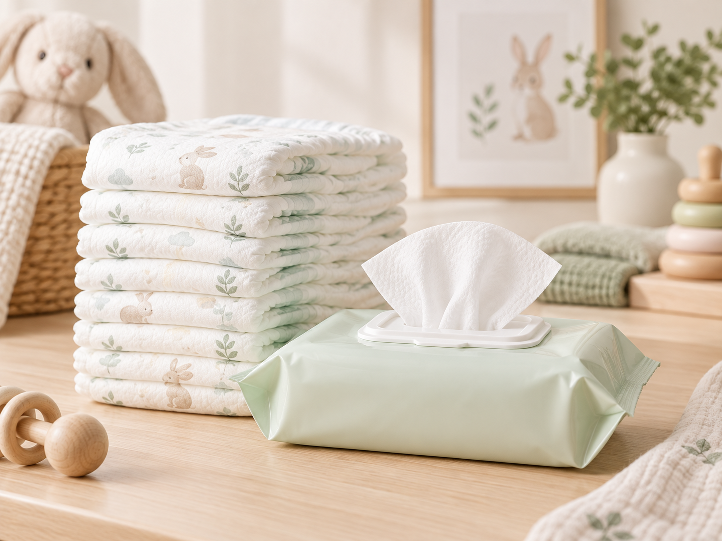 Premium Diapers & Wipes
