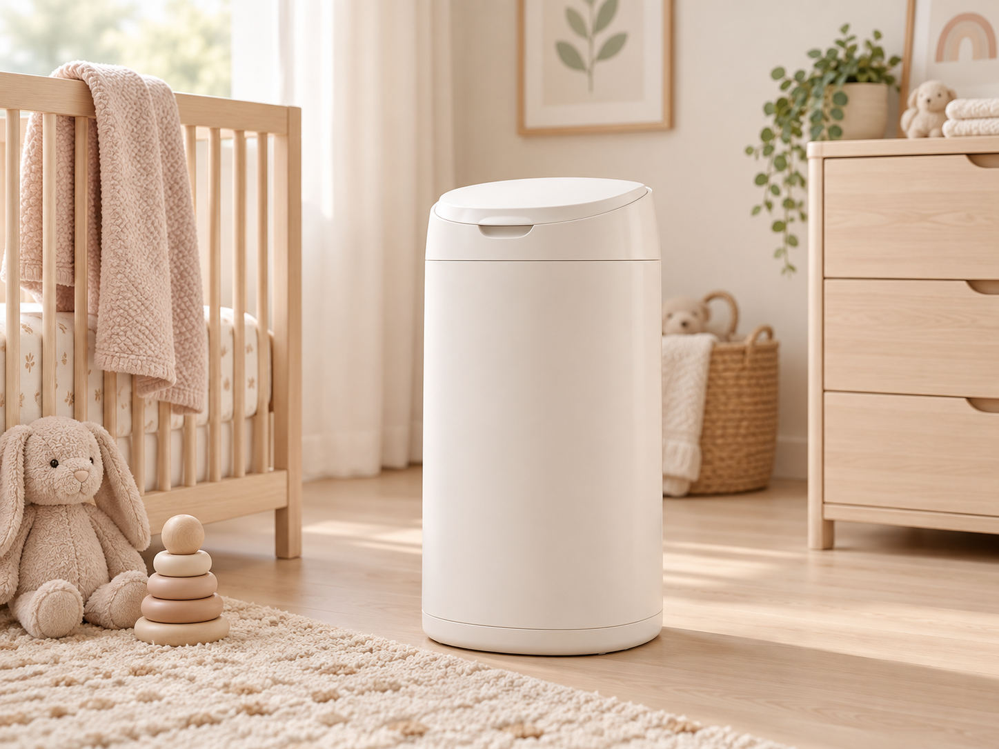 Modern Diaper Bins